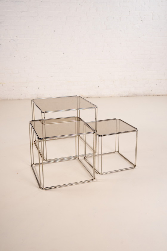 Image 1 of Isocele graphical nesting tables by Max Sauze