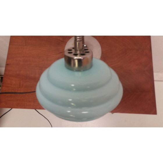 Image 1 of Lampada da tavolo vintage in metallo Art Déco, Cecoslovacchia 1935