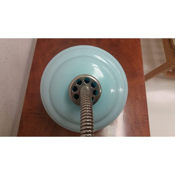 Image 1 of Lampada da tavolo vintage in metallo Art Déco, Cecoslovacchia 1935