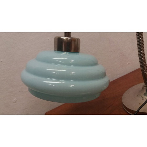 Image 1 of Lampada da tavolo vintage in metallo Art Déco, Cecoslovacchia 1935