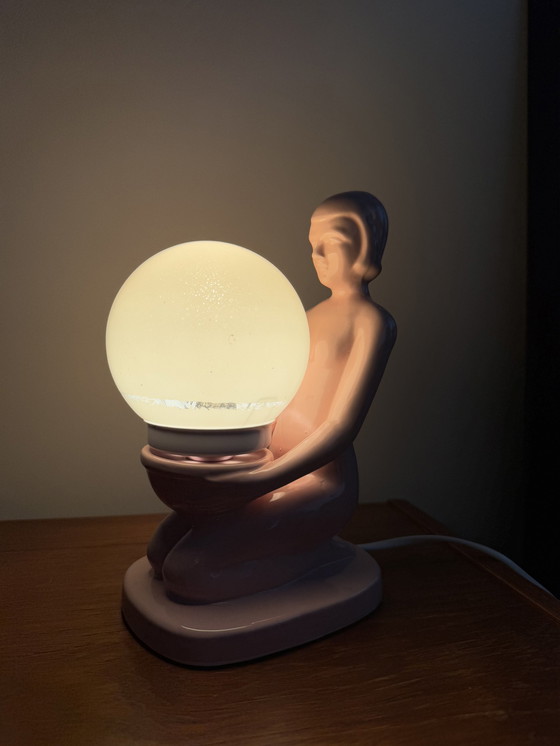 Image 1 of Lampada da tavolo in stile Art Déco