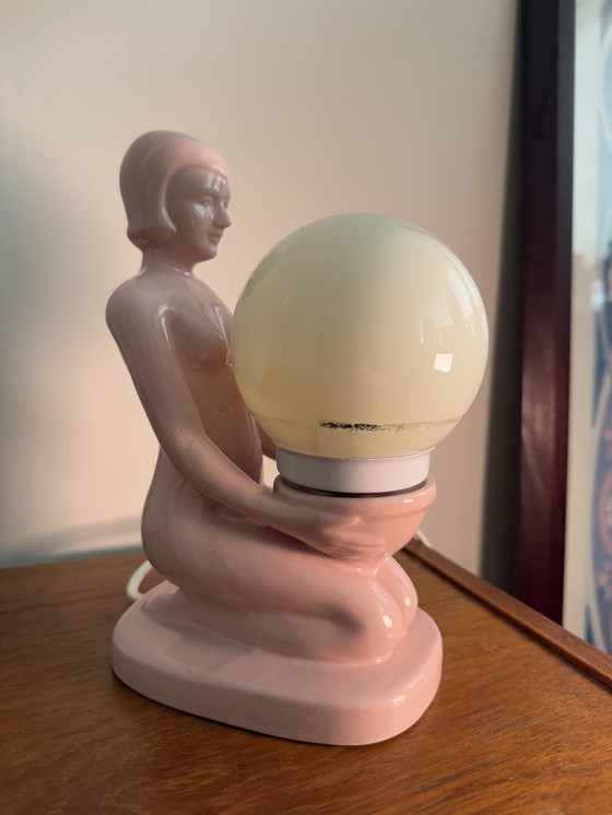 Image 1 of Lampada da tavolo in stile Art Déco