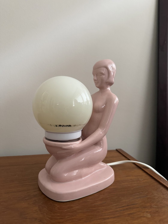 Image 1 of Lampada da tavolo in stile Art Déco