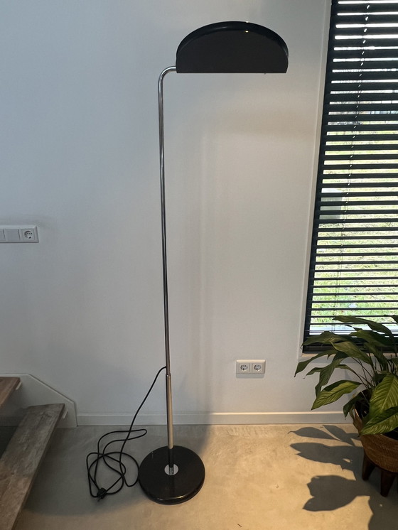 Image 1 of Lampada da terra dal design vintage, Mezzaluna