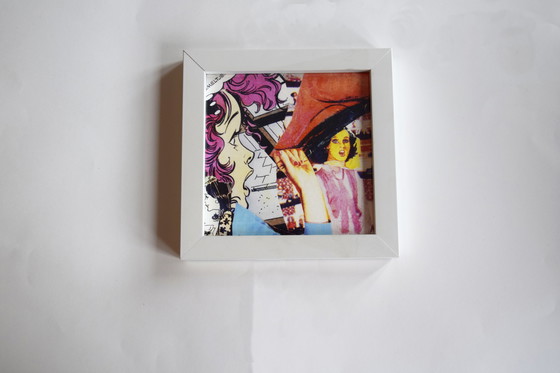 Image 1 of Pop Art Collage in frame