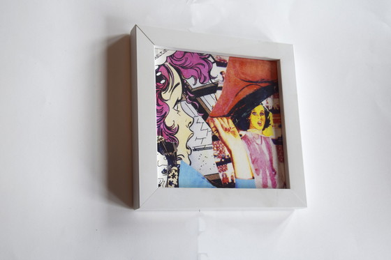 Image 1 of Pop Art Collage in frame