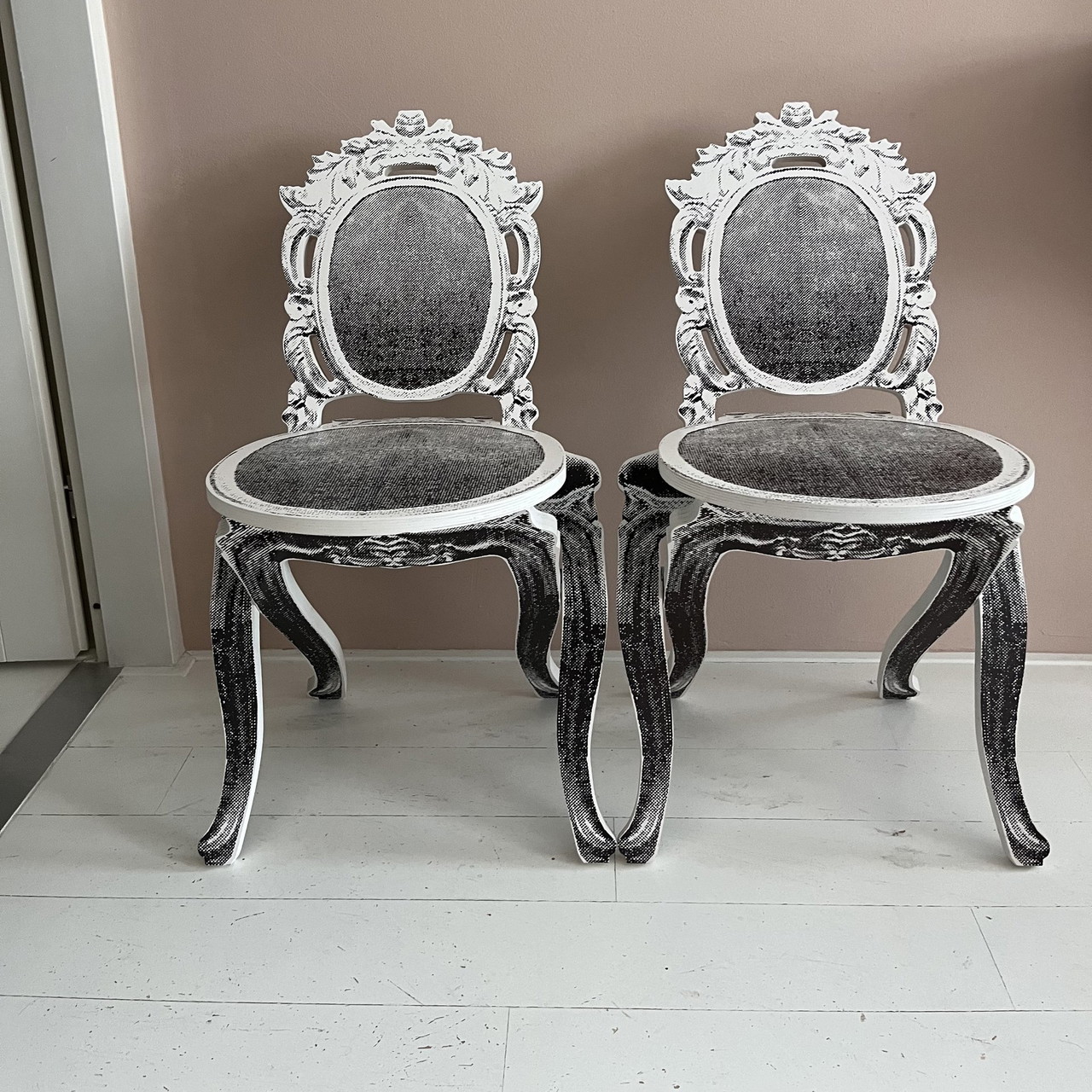 2x Vivian Van Schagen - Sillas Madame Pompadour