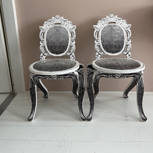 2x Vivian Van Schagen - Madame Pompadour Chairs