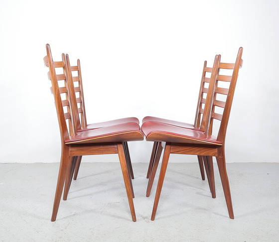 Image 1 of Sedie a scala vintage in teak, anni '60