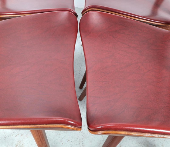 Image 1 of Chaises à échelle en bois de teck, 1960