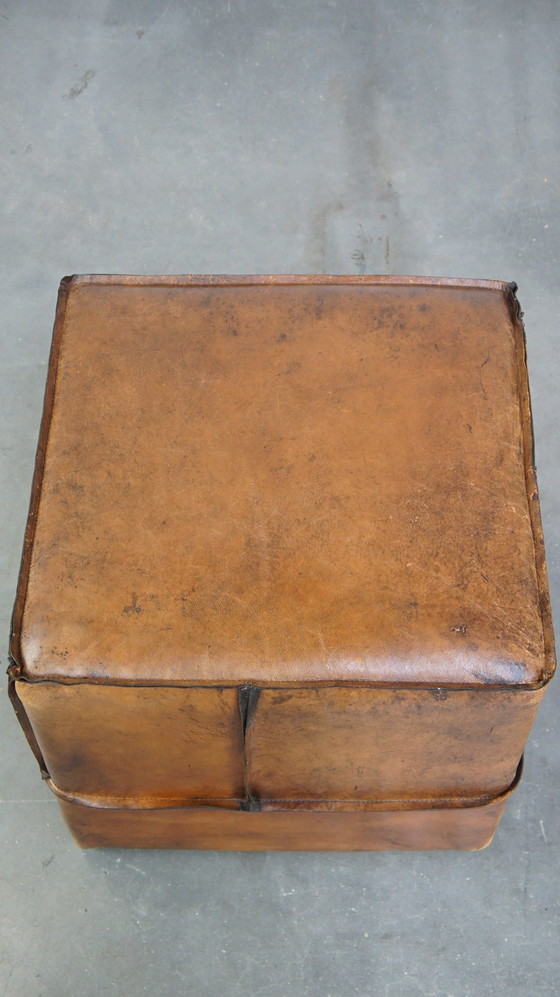 Image 1 of Sheepskin Design Hocker