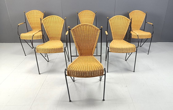 Image 1 of 6x Vintage Dining Chairs