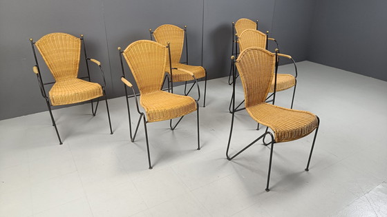 Image 1 of 6x Vintage Dining Chairs