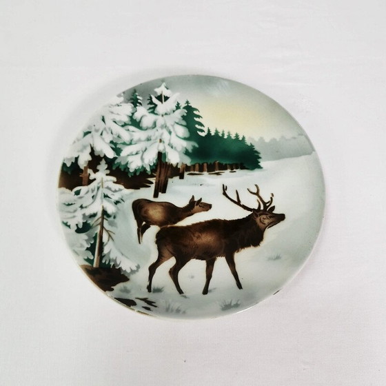 Image 1 of Coppia di piatti da parete Art Déco vintage di Villeroy e Boch, Germania, anni '30