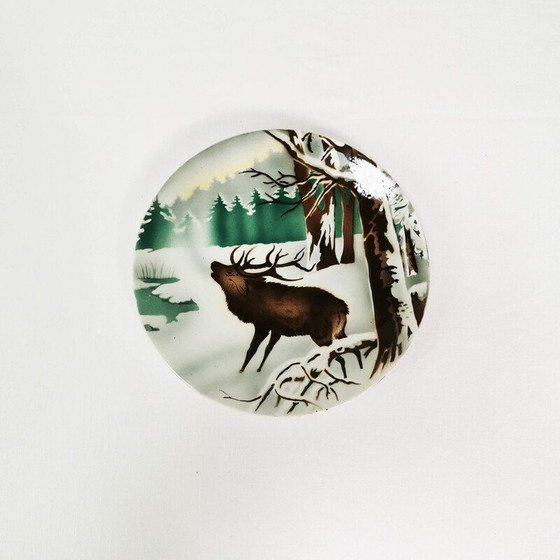 Image 1 of Coppia di piatti da parete Art Déco vintage di Villeroy e Boch, Germania, anni '30