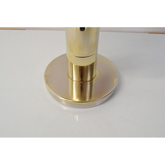 Image 1 of Vintage table lamp in fabric and brass by Kamenicky Senov, Czechoslovakia 1960