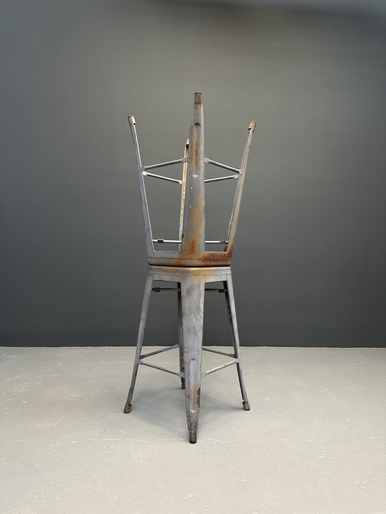 Image 1 of 2x Industrial metal stool