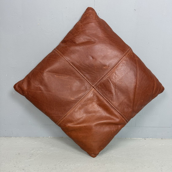 Image 1 of XL leather lounge cushion