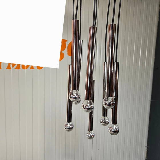 Image 1 of Vintage cascade pendant lamp chrome
