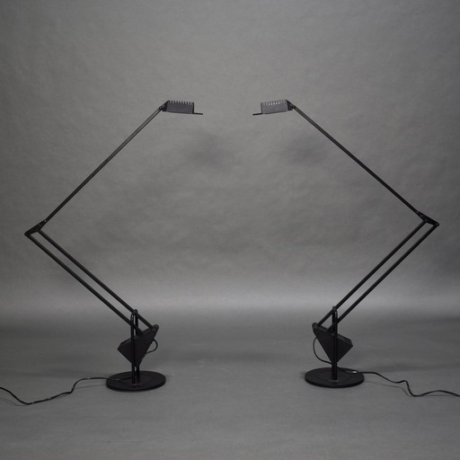 Fridolin Naef ‘Flamingo’ Table Lamps for LUXO – Italy, circa 1980