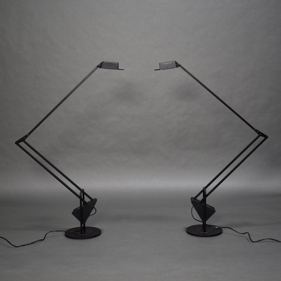 Image 1 of Fridolin Naef 'Flamingo' table lamps for LUXO - Italy, circa 80's design