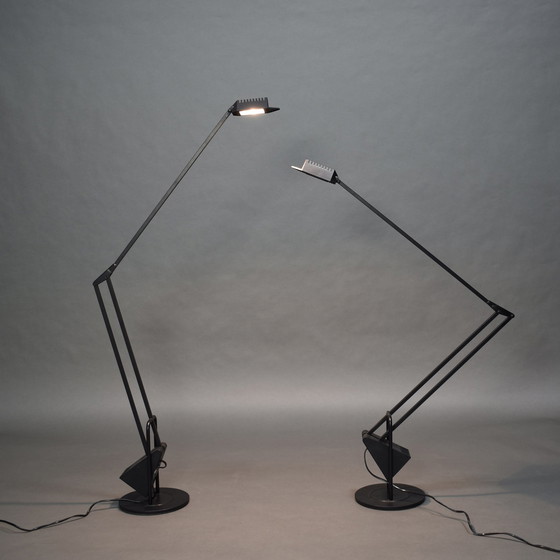 Image 1 of Fridolin Naef 'Flamingo' table lamps for LUXO - Italy, circa 80's design