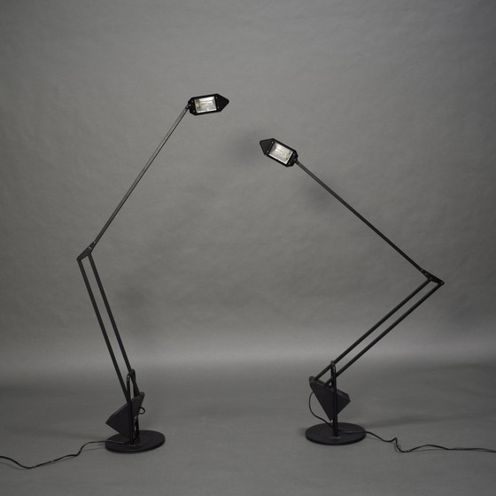 Image 1 of Fridolin Naef ‘Flamingo’ Table Lamps for LUXO – Italy, circa 1980