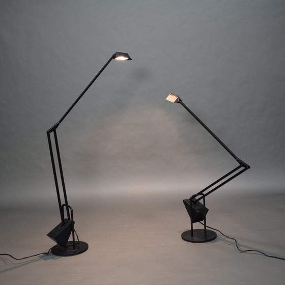 Image 1 of Fridolin Naef 'Flamingo' table lamps for LUXO - Italy, circa 80's design