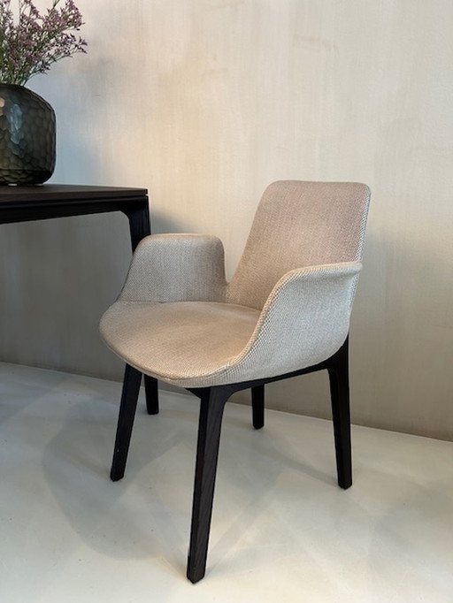 2x Poliform Ventura dining chair