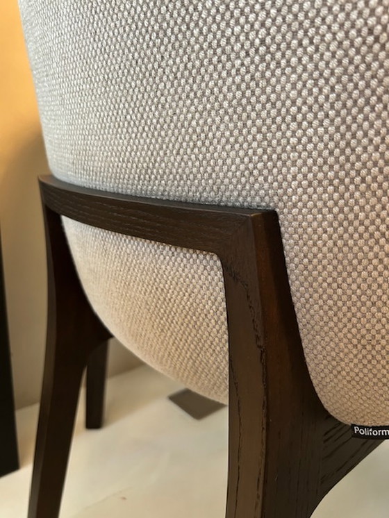 Image 1 of 2x Poliform Ventura dining chair