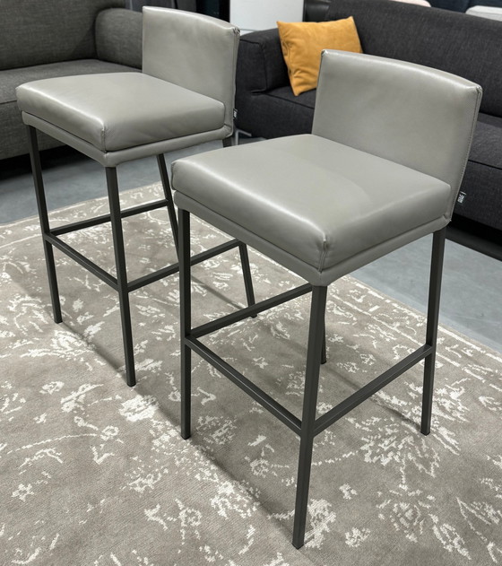 Image 1 of 2x Rolf Benz 651 bar chairs