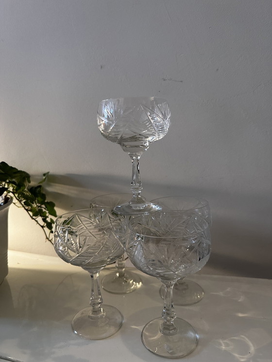 Image 1 of 5 bicchieri di cristallo