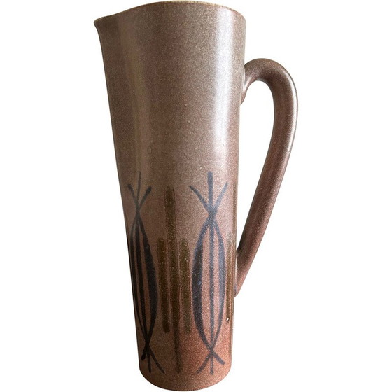 Image 1 of Vintage ceramic pitcher by Jean Pierre Farkas, 1970