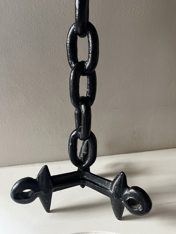 Image 1 of Brutalist cast silk candlestick