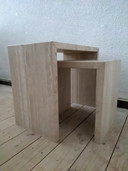 Travertine Nesting Set Italy 70'S