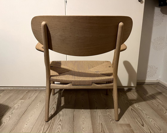 Image 1 of 1x Carl Hansen Ch22 Armchair By Hans Wegner