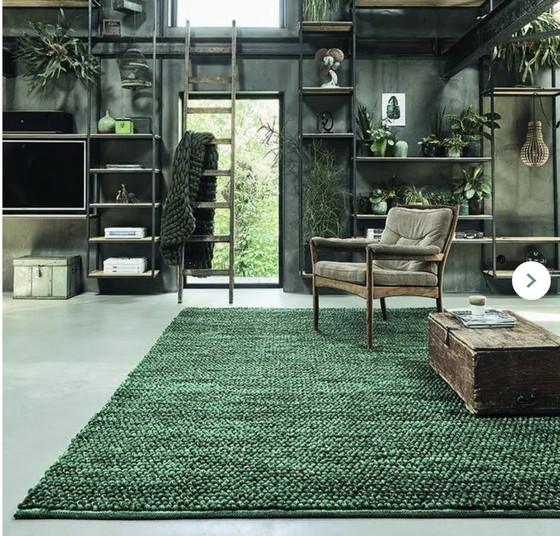 Image 1 of Rug Brink & Campman Cobble 29207 170X230 Cm Green Wool