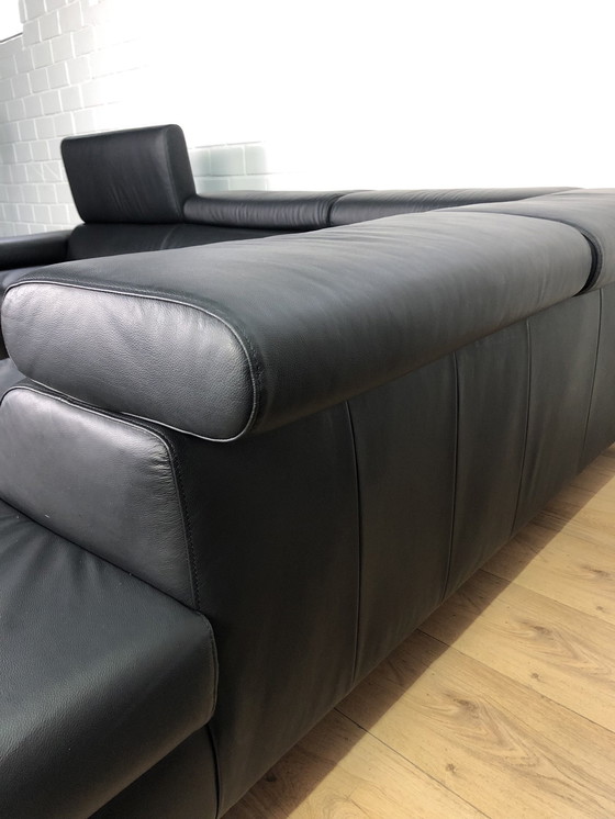 Image 1 of Willi Schillig leather sofa leather couch leather corner sofa sofa couch corner sofa bed