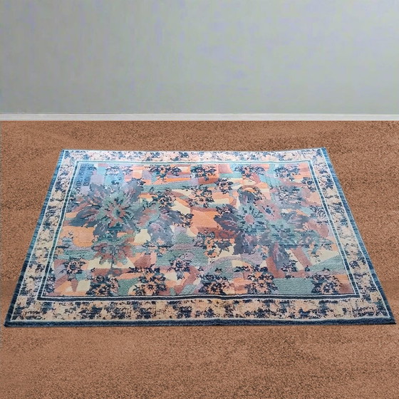 Image 1 of 1990S Gorgeous Rug By Giorgetto Giugiaro For Paracchi. Pure Wool. Made In Italy