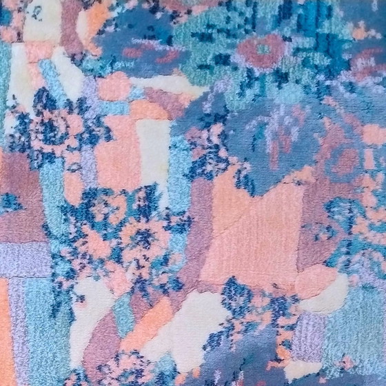 Image 1 of 1990S Gorgeous Rug By Giorgetto Giugiaro For Paracchi. Pure Wool. Made In Italy