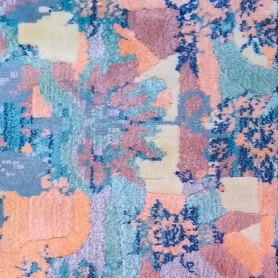 Image 1 of 1990S Gorgeous Rug By Giorgetto Giugiaro For Paracchi. Pure Wool. Made In Italy