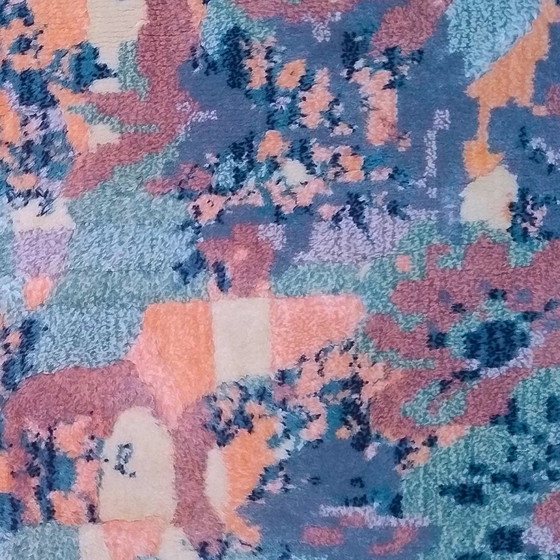 Image 1 of 1990S Gorgeous Rug By Giorgetto Giugiaro For Paracchi. Pure Wool. Made In Italy