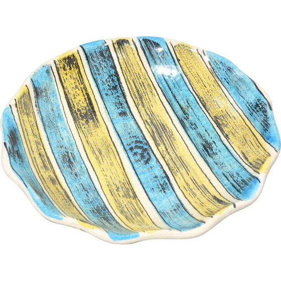 Image 1 of Piatto da frutta in ceramica vintage di Picasso per Strehla, Germania 1970