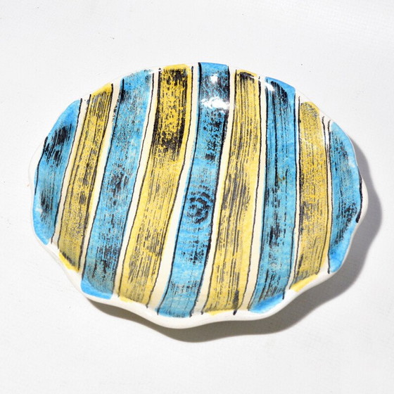 Image 1 of Piatto da frutta in ceramica vintage di Picasso per Strehla, Germania 1970