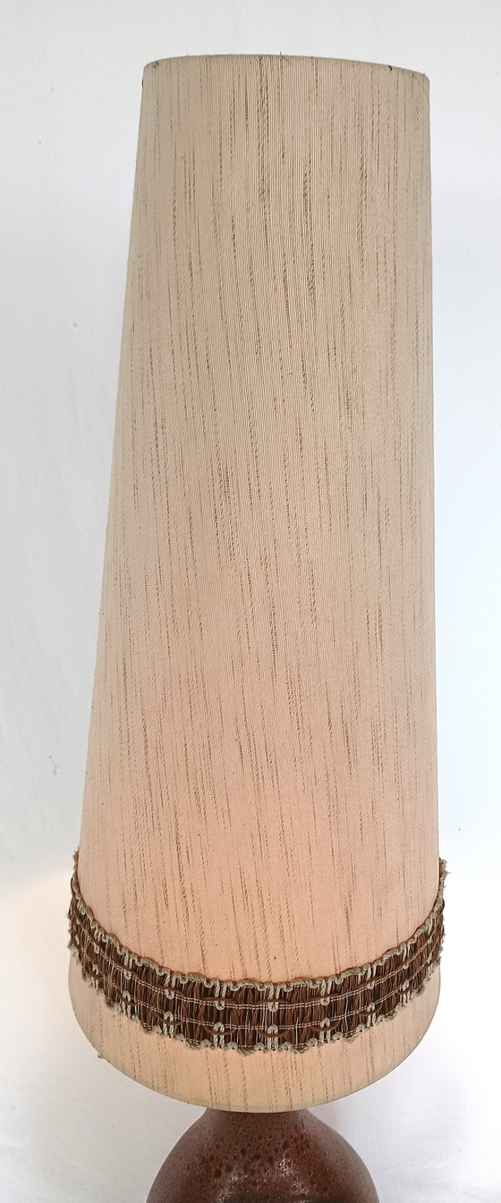 Image 1 of Herda Fat lava floor lamp with original shade