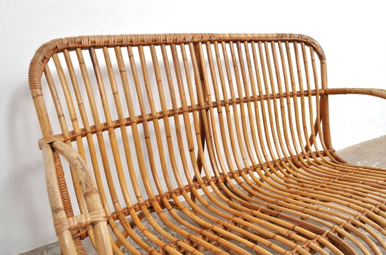 Image 1 of Vintage rattan lounge sofa
