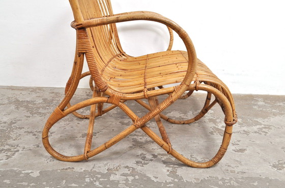 Image 1 of Vintage rattan lounge sofa