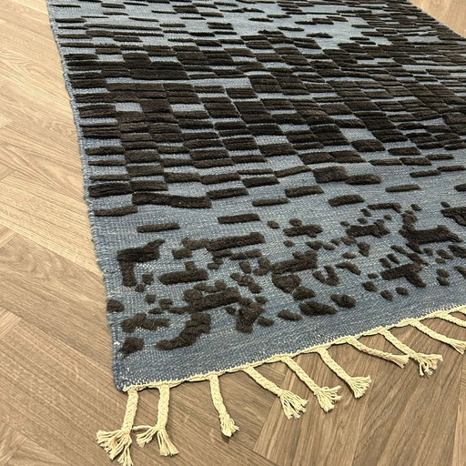 Brinker Unique Rug A8 Blue/Black 160X230Cm