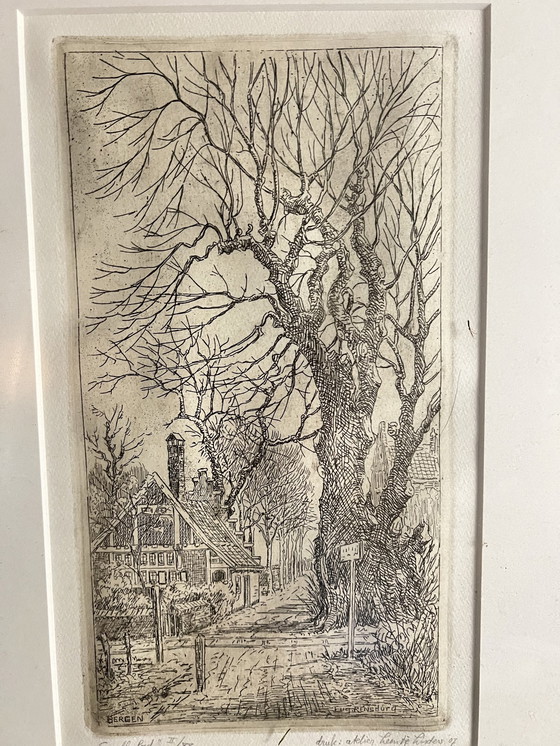 Image 1 of Atelier Leentje Linders - Gravure signée