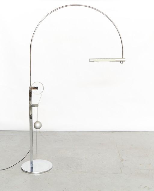 Rico and Rosemarie Baltensweiler "Halo Mobil" floor lamp for Swisslamps International